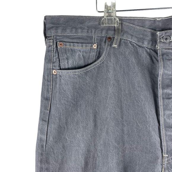 Levi's 501XX Gray Tailored Cutoffs in Size 44" Waist - Picture 6 of 15